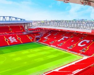 Anfield Stadium Liverpool paint by numbers