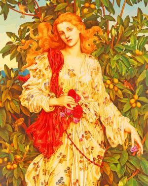 Flora De Morgan paint by numbers