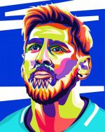 Messi Pop Art paint by numbers