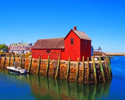 Rockport Massachusetts paint by numbers