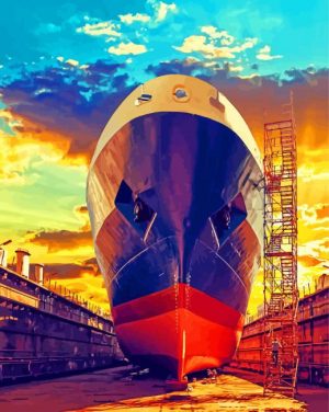 Shipyard paint by numbers