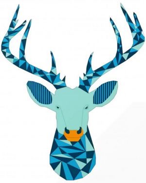 Stag Head paint by numbers