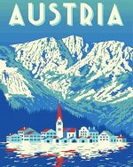 Austria Innsbruck Poster paint by numbers