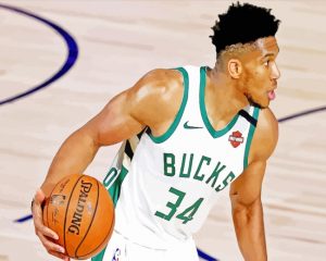 Giannis Sina Ugo Antetokounmpo paint by numbers