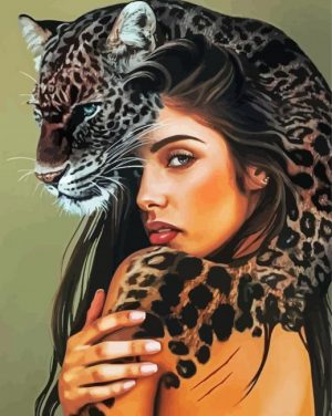 Tiger Lady paint by numbers