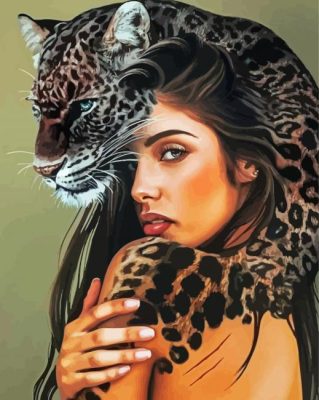 Tiger Lady paint by numbers