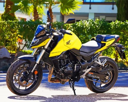 Yellow Franchement Hornet paint by numbers 