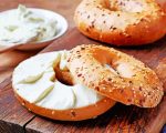 Bagel With Cream Cheese paint by numbers