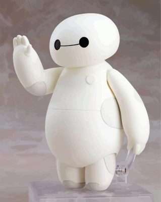 Aesthetic Baymax Robot paint by numbers