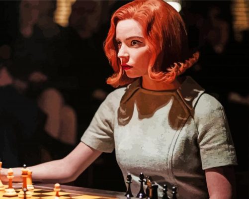 Elizabeth Harmon paint by numbers