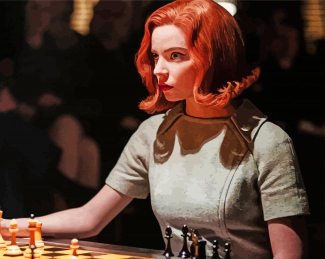 Elizabeth Harmon paint by numbers