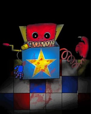 Boxy Boo paint by numbers