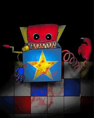 Boxy Boo paint by numbers