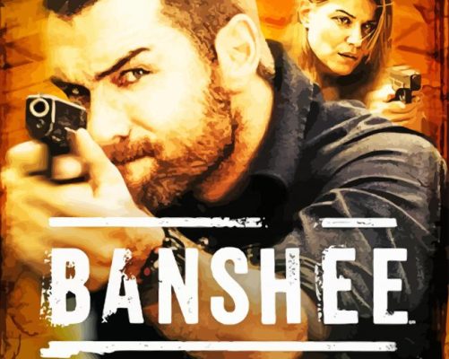 Aesthetic HBO Banshee paint by numbers