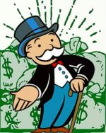 Mr Monopoly paint by numbers