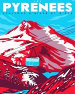 Pyrenees Poster paint by numbers