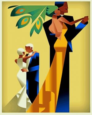 The Abstract Dancers paint by number