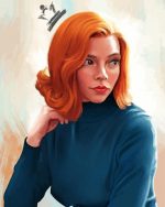 Aesthetic Elizabeth Harmon paint by numbers