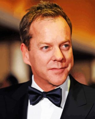 Classy Jack Bauer paint by numbers