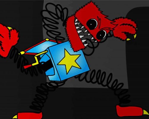 Cool Boxy Boo paint by numbers