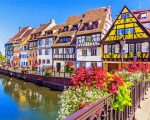 Petite France Strasbourg paint by numbers