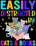 Distracted By Books And Cats paint by numbers