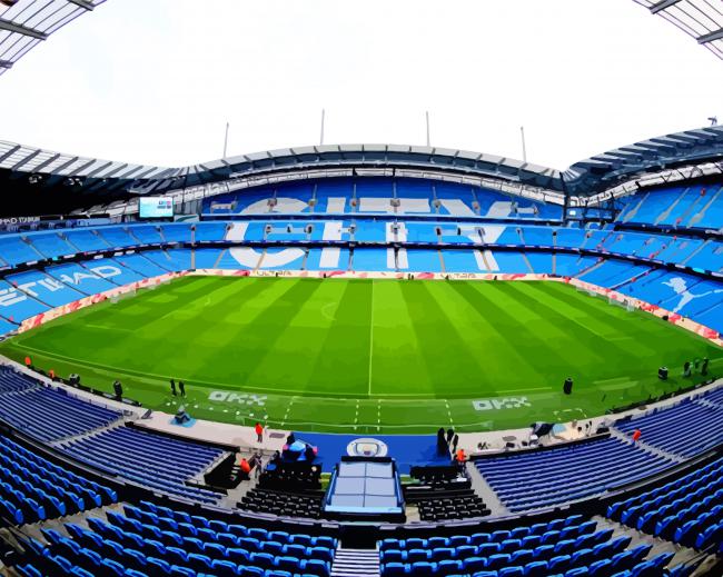 Etihad Stadium paint by numbers
