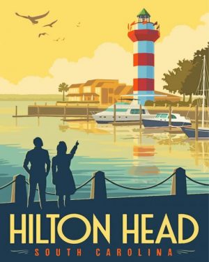 Hilton Head Island paint by numbers