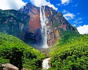 Salto Ange Venezuela paint by numbers