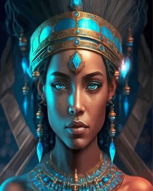 African Queen paint by numbers