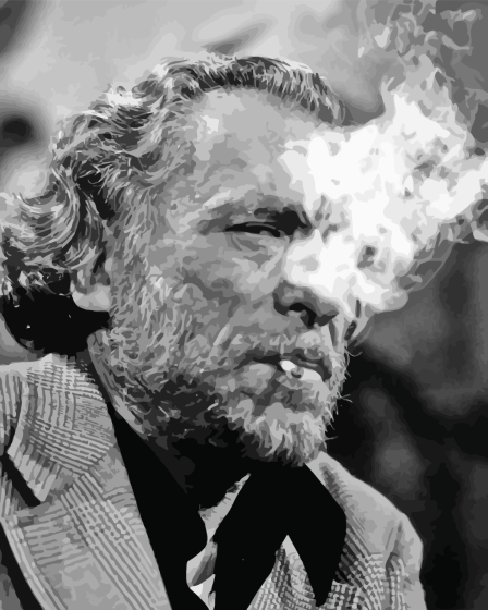 Charles Bukowski paint by numbers