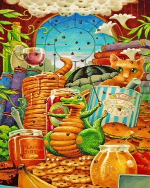 Everything Better With Chocolate Chips On It paint by numbers