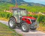 Massey Ferguson Tractor paint by numbers