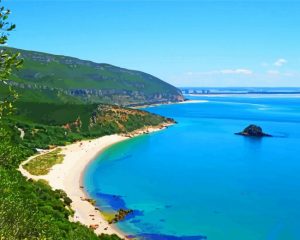 Portinho Da Arrabida Portugal paint by numbers