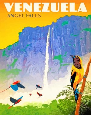 Venezuela Poster paint by numbers