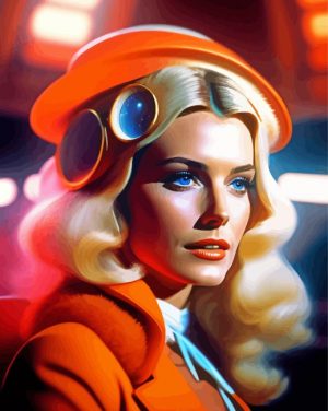 The Bionic Woman Art paint by numbers