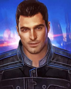 The Human Systems Alliance Kaidan Alenko paint by numbers