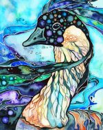 Nene Geese Bird Art paint by numbers