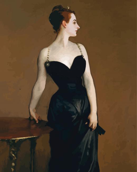 Portrait of Madame X paint by numbers