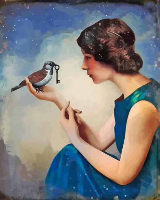 The Key To Wonderland paint by numbers