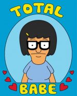 Tina Belcher Illustration paint by numbers