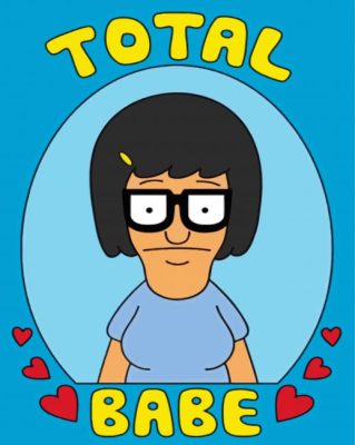 Tina Belcher Illustration paint by numbers