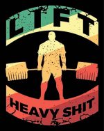 Weightlifting Poster paint by numbers