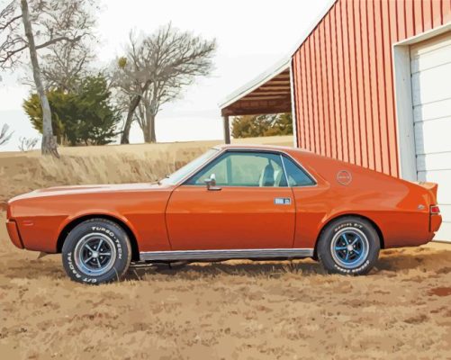 Brown Amx Car paint by numbers