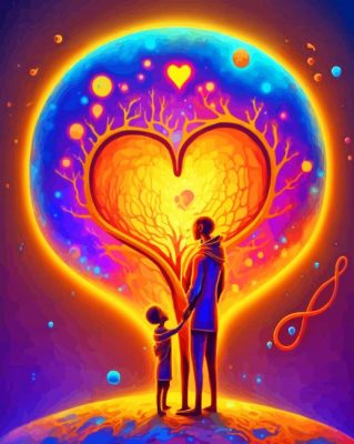 Father And Son paint by numbers