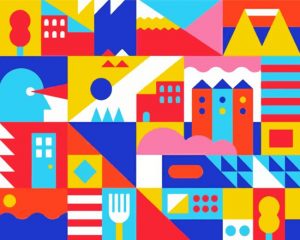 Geometric Art II paint by numbers