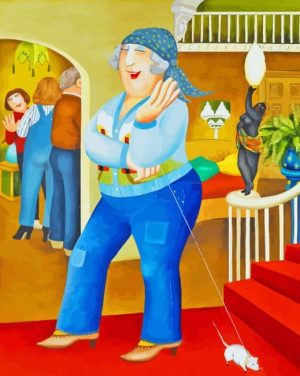 Stylish Lady paint by numbers