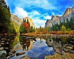 El Capitan National Park California paint by numbers