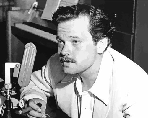 Vintage Orson Welles paint by numbers