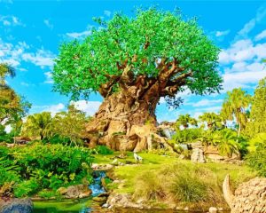 Disney Animal Kingdom Theme Park paint by numbers